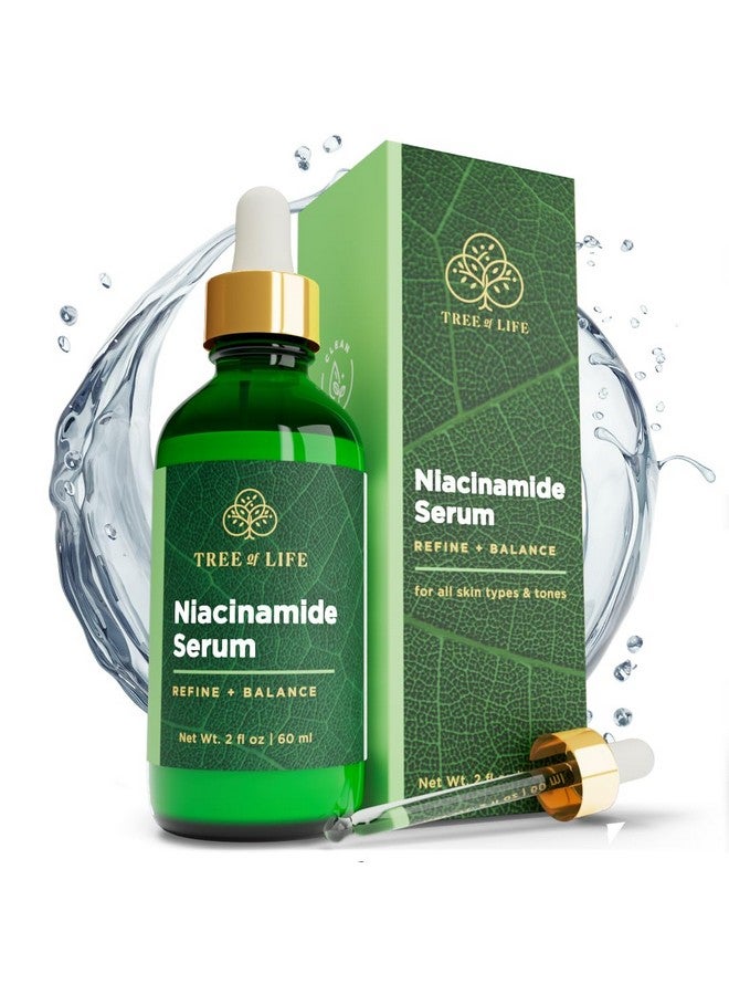 Tree Of Life Facial Serum For Face Brightening Firming Hydrating Dry Skin Dermatologist Tested Niacinamide Serum