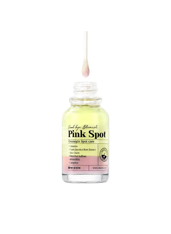 Pink Spot Overnight Spot Care Night Pimple Care Product With Calamine Aha Bha Acne Treatment Breakout Treatment Spot Treatment (19Ml/0.65 Fl Oz).