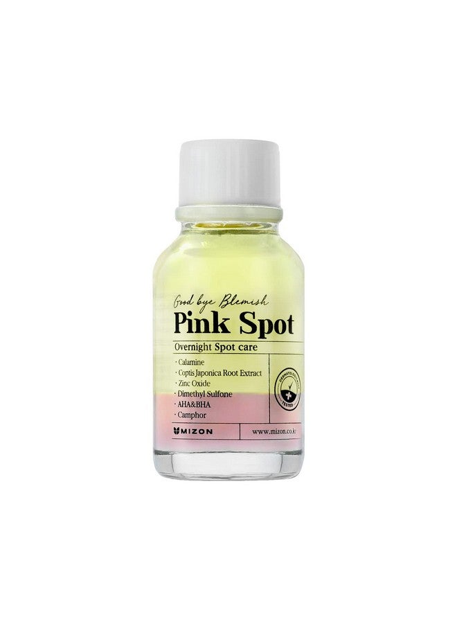 Pink Spot Overnight Spot Care Night Pimple Care Product With Calamine Aha Bha Acne Treatment Breakout Treatment Spot Treatment (19Ml/0.65 Fl Oz).