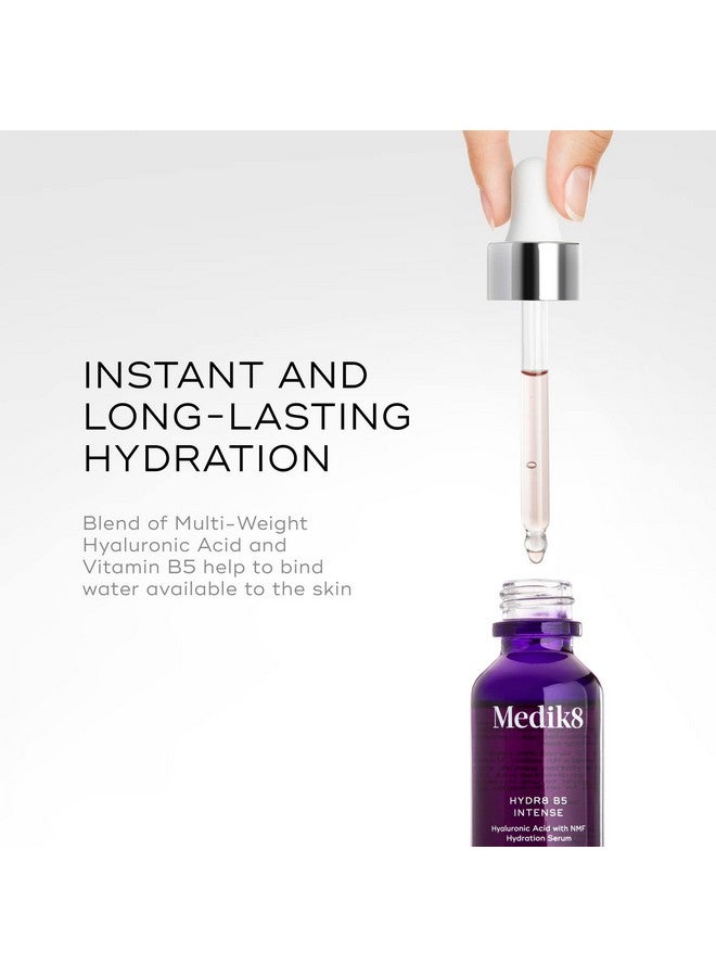 Hydr8 B5 Intense Intensive Hydration Hyaluronic Acid Serum Moisture Boosting Skin Smoothing And Brightening Treatment To Target Fine Lines And Wrinkles Antioxidant Infused 1.0 Oz