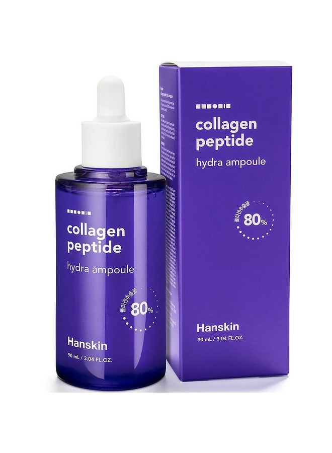 Collagen Peptide Hydra Ampoule (90Ml). Made With 80% Collagen Extract And 20% Peptide. Advanced Antiaging Formula To Repair Skin From Wrinkles And Fine Lines On Face And Neck Area.