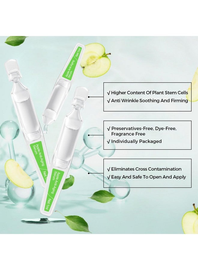 Anti Aging Face Ampoule With Apple Stem Cells Serum For Wrinkle Reduction And Skin Rejuvenation Hydrating Facial Serum With Fruit Stem Cell Extract 15 Pcs/Box