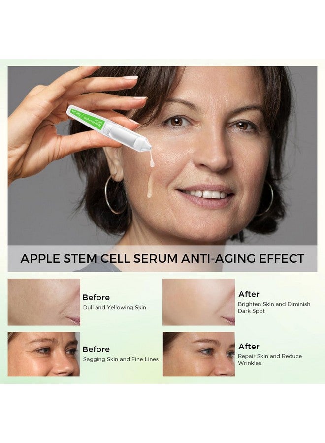 Anti Aging Face Ampoule With Apple Stem Cells Serum For Wrinkle Reduction And Skin Rejuvenation Hydrating Facial Serum With Fruit Stem Cell Extract 15 Pcs/Box