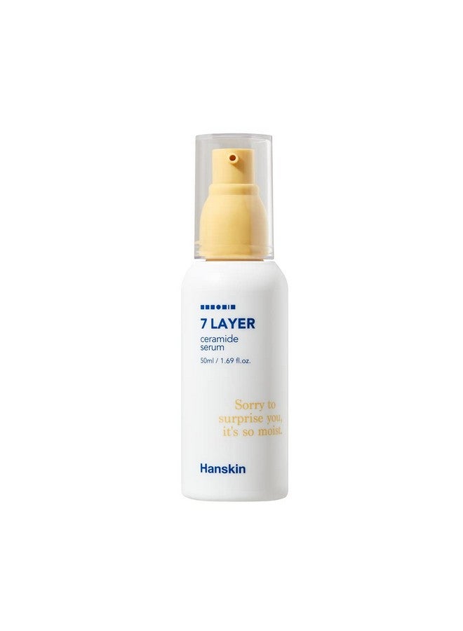 7 Layer Ceramide Serum Light Finish 1.7 Fl. Oz 50Ml Moisturizes Dry Skin For All Type Sensitive Skin Redness Boosting Calming Ampoule Serum