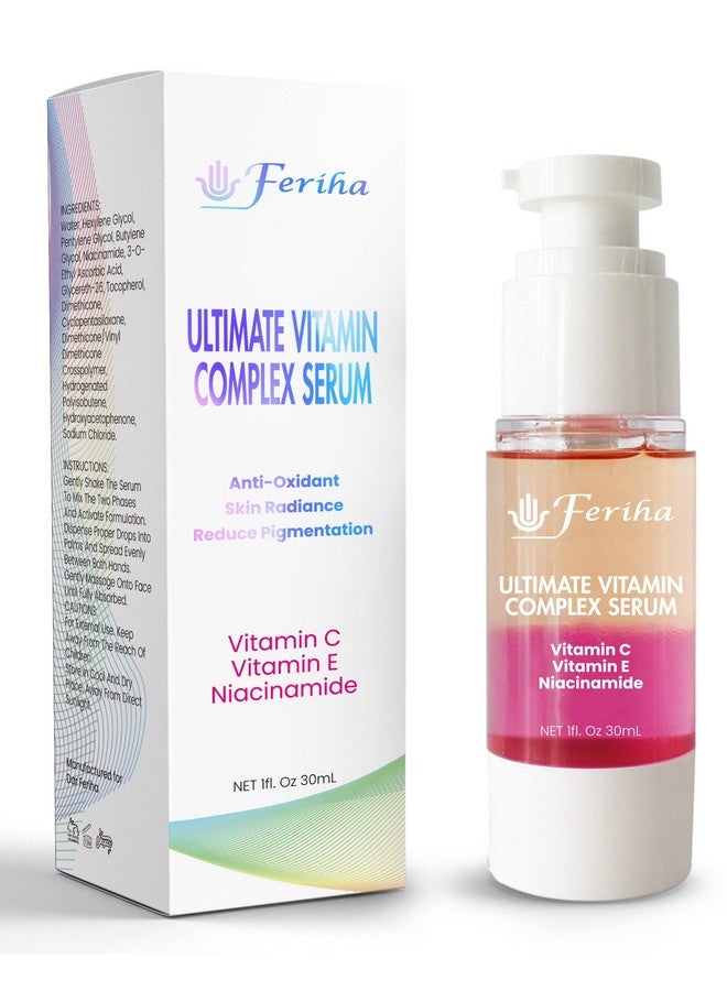 Ultimate Vitamin Complex Serum Vitamin C + E Niacinamide Biphase Dual Serum For A Luminous And Unified Complexion