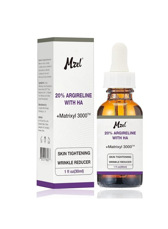 20% Argireline Serum With Matrixyl 3000 Pure Hyaluronic Acid Serum For Facewith Vitamin Cdeep Wrinkle Reducer Anti Aging Tones Skin And Stimulates Collagen Peptides Serum For Face