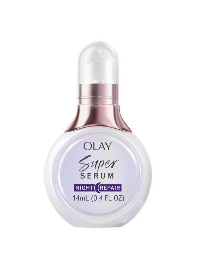 Super Serum Night Repair Trial Size 5In1 Lightweight Skin Cell Renewing Face Serum 0.4 Fl Oz Wrinkle Correcting Skin Care Treatment With Salicylic Acid Niacinamide Lactic Acid Glycerin