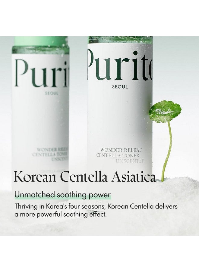 Seoul Wonder Releaf Centella Toner Unscented Korean Centella For Sensitive Skin Soothing Facial Toner For Face Kbeauty 200Ml 6.76 Fl.Oz