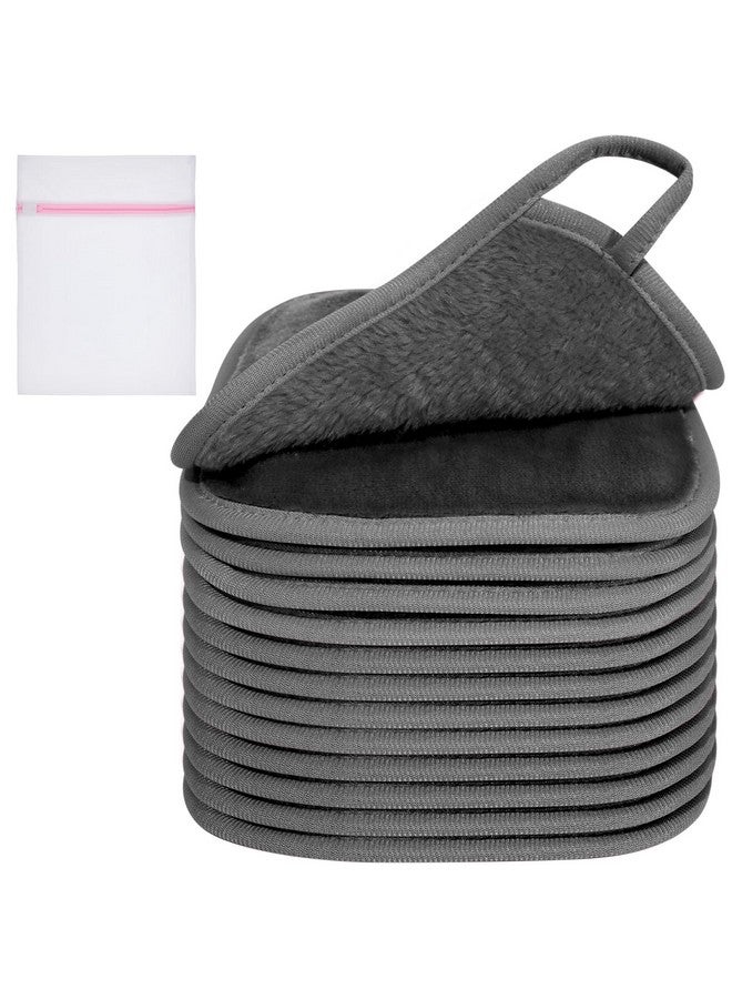 Makeup Remover Cloth 6 Inch X 6 Inch Reusable Makeup Remover Towels With Laundry Bag Microfiber Makeup Removal Face Wash Cloths With Just Water Ecofriendly 12 Pack Grey