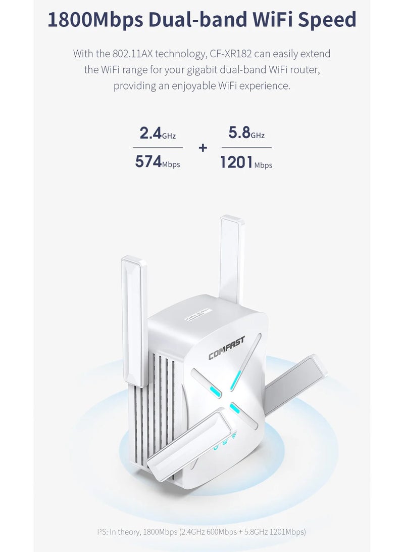 Wireless Wifi Signal Booster Amplifier Increases Network Relay, Expands Router Bridge, and Extends WF Wireless Network