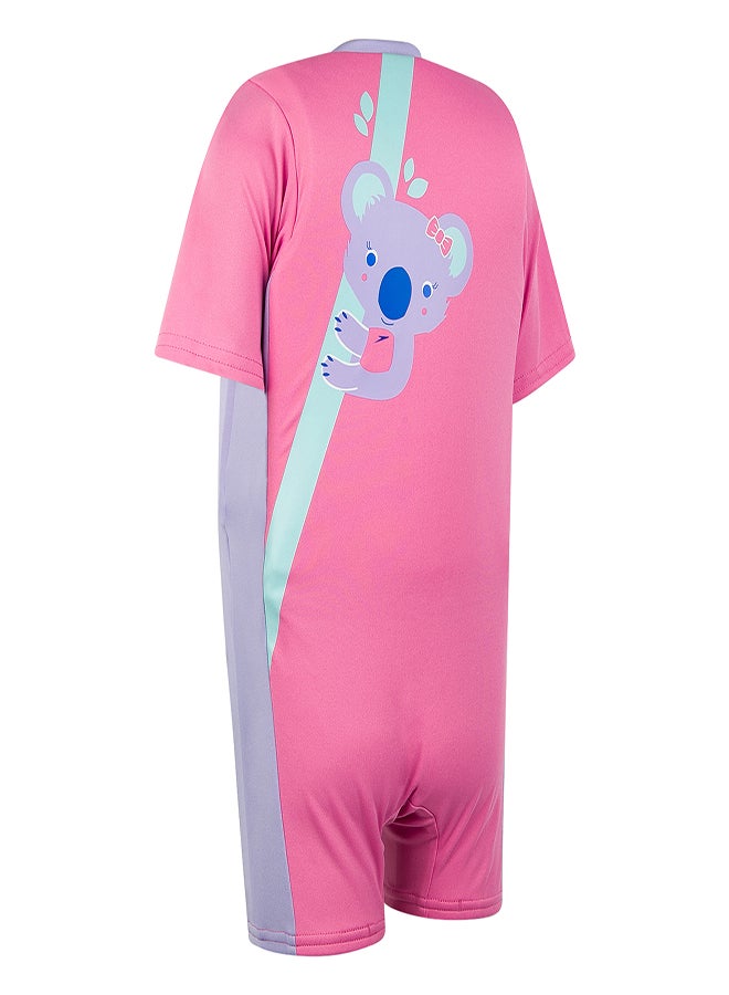 Kids' Printed Float Suit (Baby and Toddler) Pink