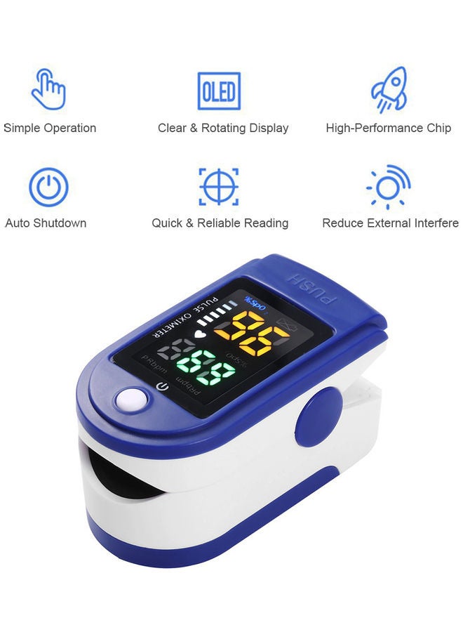 OLED Display Fingertip Pulse Oximeter