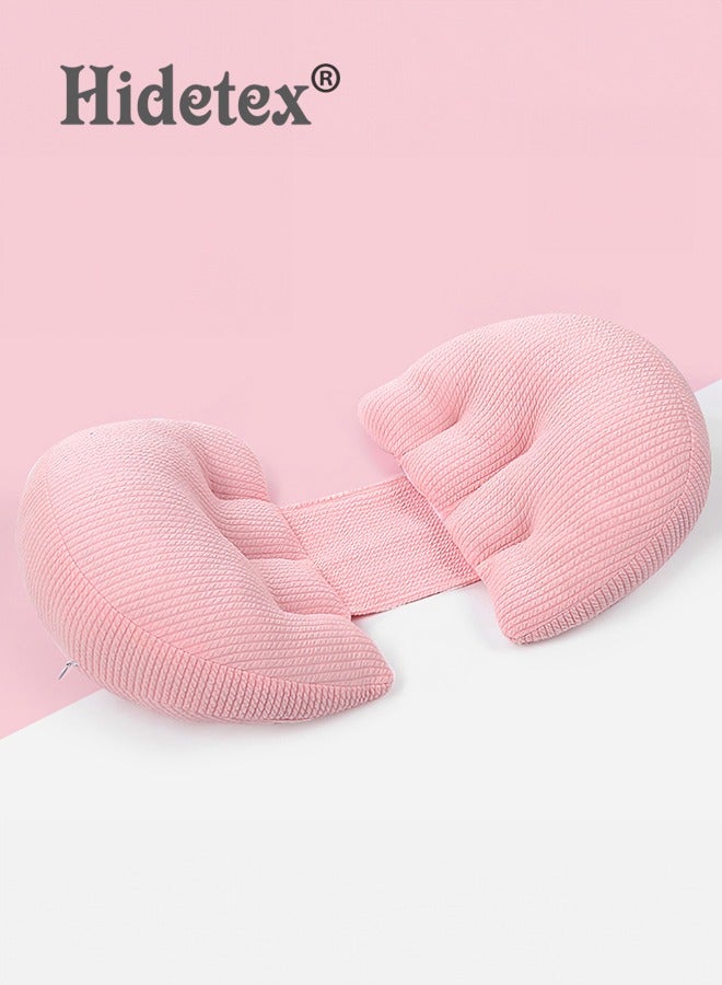 Pregnancy Pillow Sleeping and Baby Pillow, Maternity Pillow Providing Abdominal and Back Support, Nursing Pillow and Neck Pillow for Newborns, Breastfeeding Body Pillow for Pregnant Women