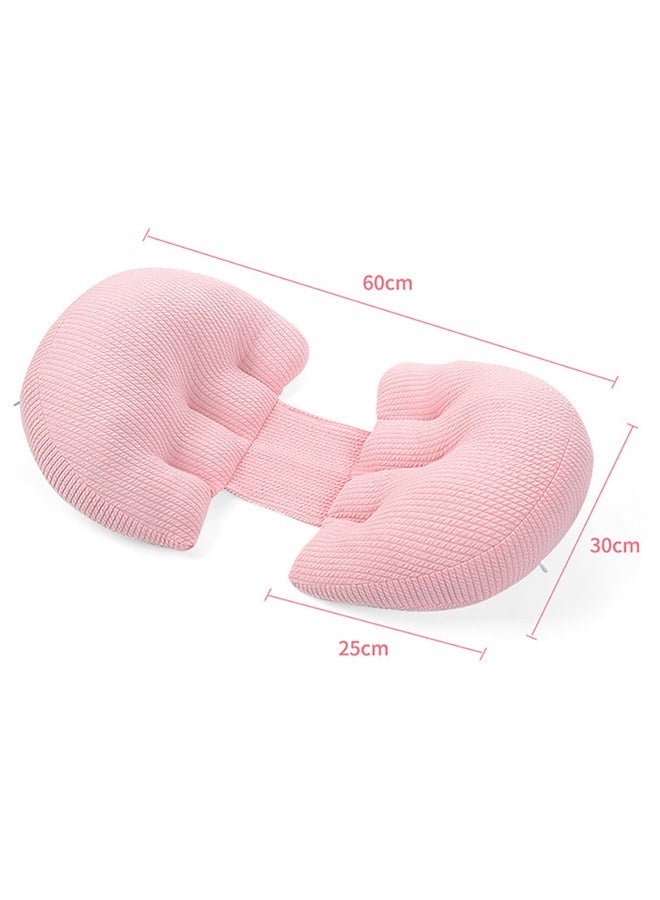 Pregnancy Pillow Sleeping and Baby Pillow, Maternity Pillow Providing Abdominal and Back Support, Nursing Pillow and Neck Pillow for Newborns, Breastfeeding Body Pillow for Pregnant Women