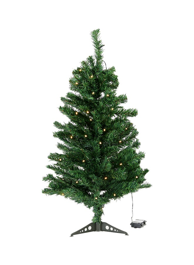 Christmas Tree With LED Lights Green 90cm