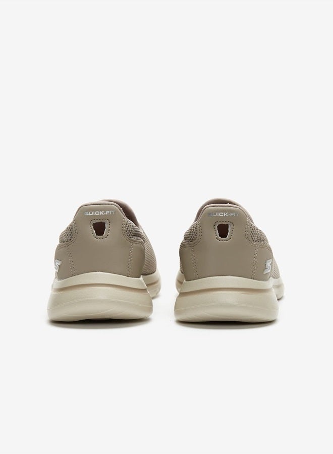 Women's Go Walk 5 Sneaker, Taupe, 9.5