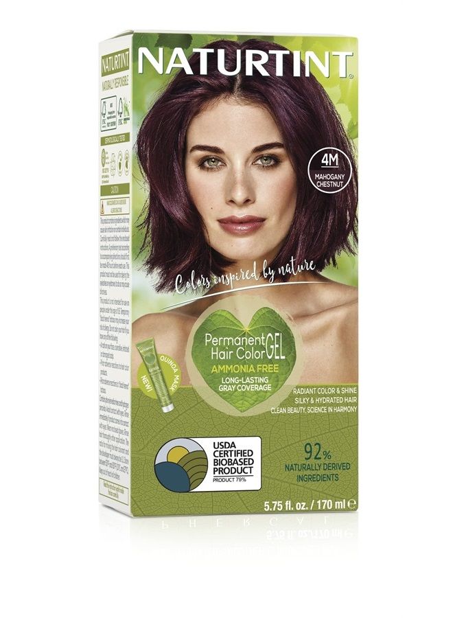, Hair Color Permanent Mahogany Chestnut 4M, 5.6 Fl Oz