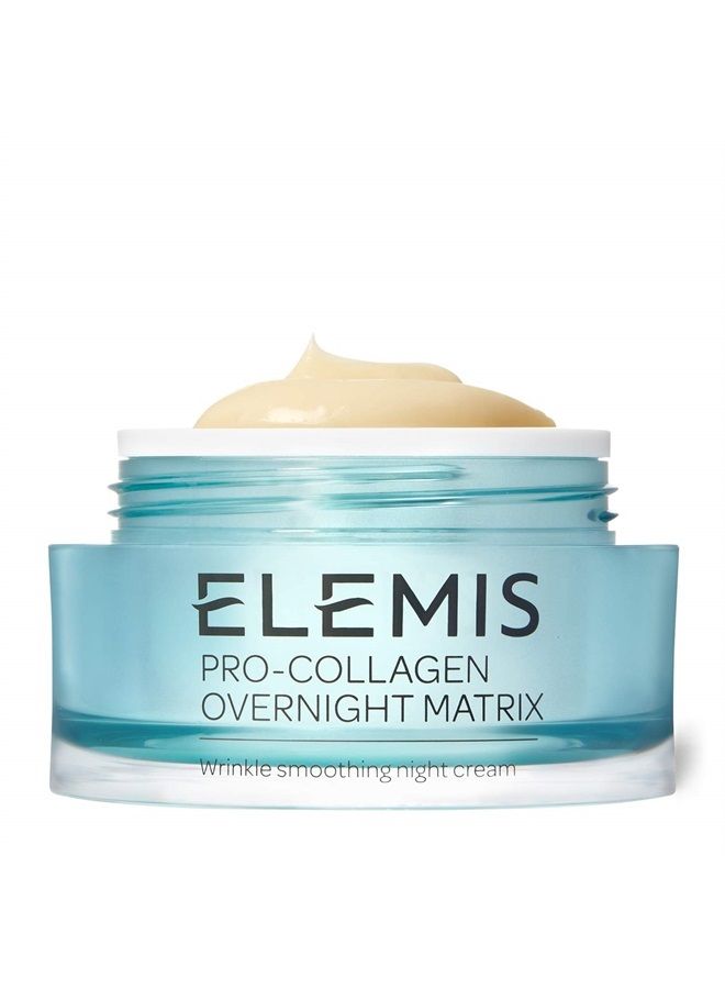 Pro-Collagen Overnight Matrix | Wrinkle Smoothing Night Cream Deeply Hydrates, Smoothes, Firms, and Replenishes Stressed-Looking Skin | 50 mL