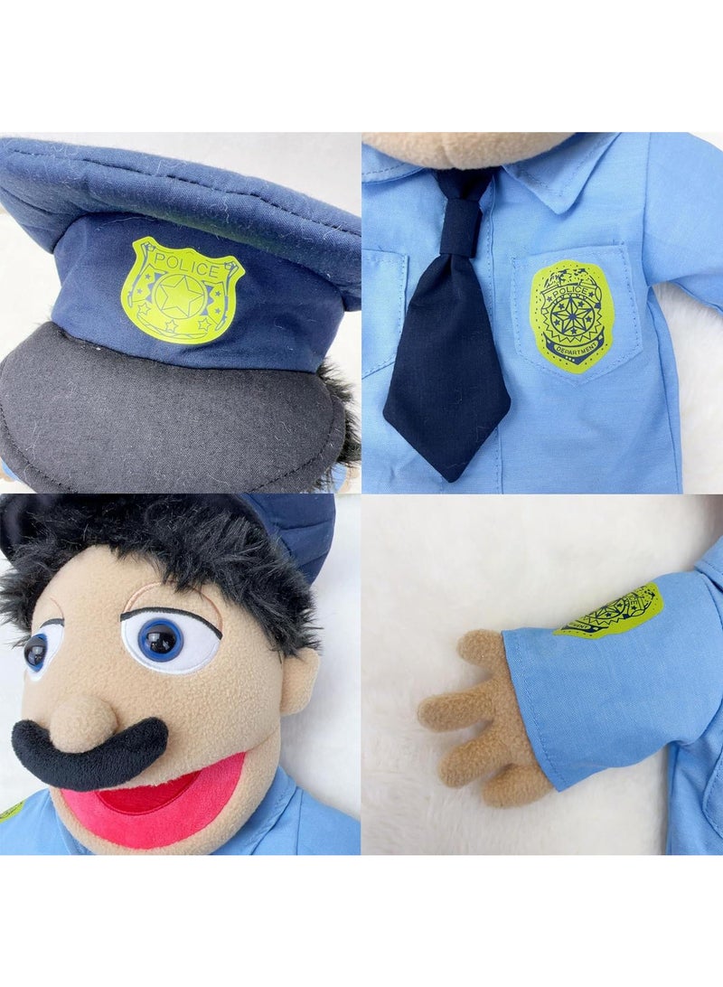 1 Pcs Jeffy Feebee Series Puppets Police Plush Toy 55Cm