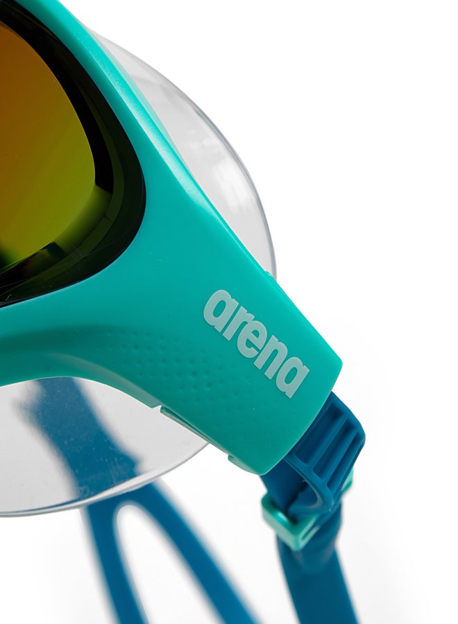 The One Mirror Swimming Goggles Blue