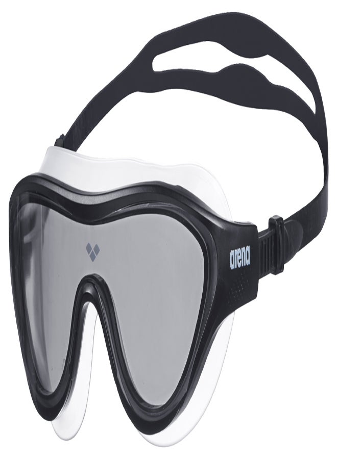 The One Mask Swimming Goggles Black