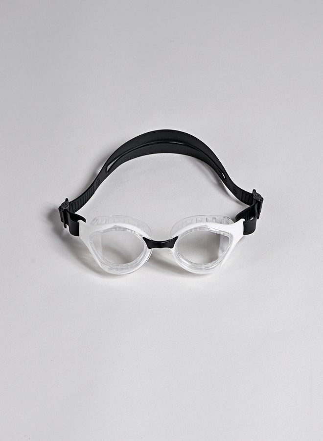 Air Bold Swipe Swimming Goggles Clear