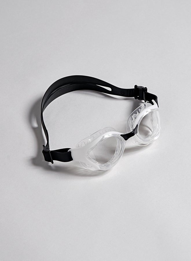 Air Bold Swipe Swimming Goggles Clear