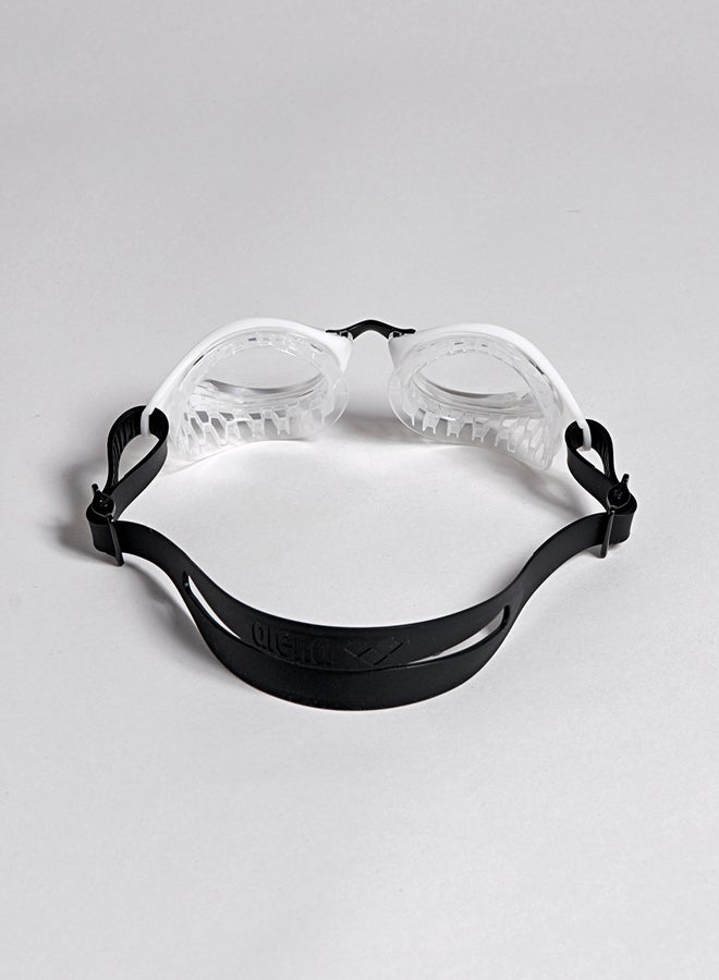 Air Bold Swipe Swimming Goggles Clear