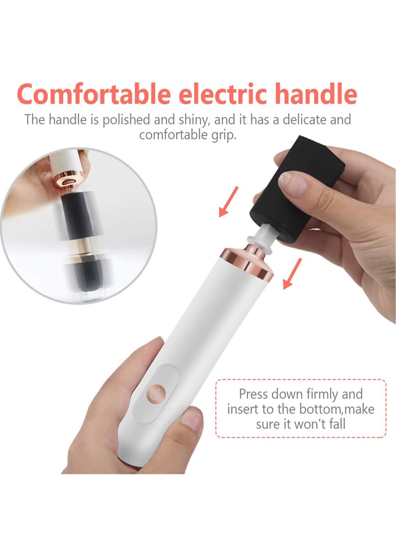 Glue Shaker for Eyelash Extensions, Portable Electric Lash Glue Shaker, Nail Lacquer Shaker with 2 Connectors and 6 Sizes of Caliber, Liquid Mixer for Eyelash Glue and Nail Polish