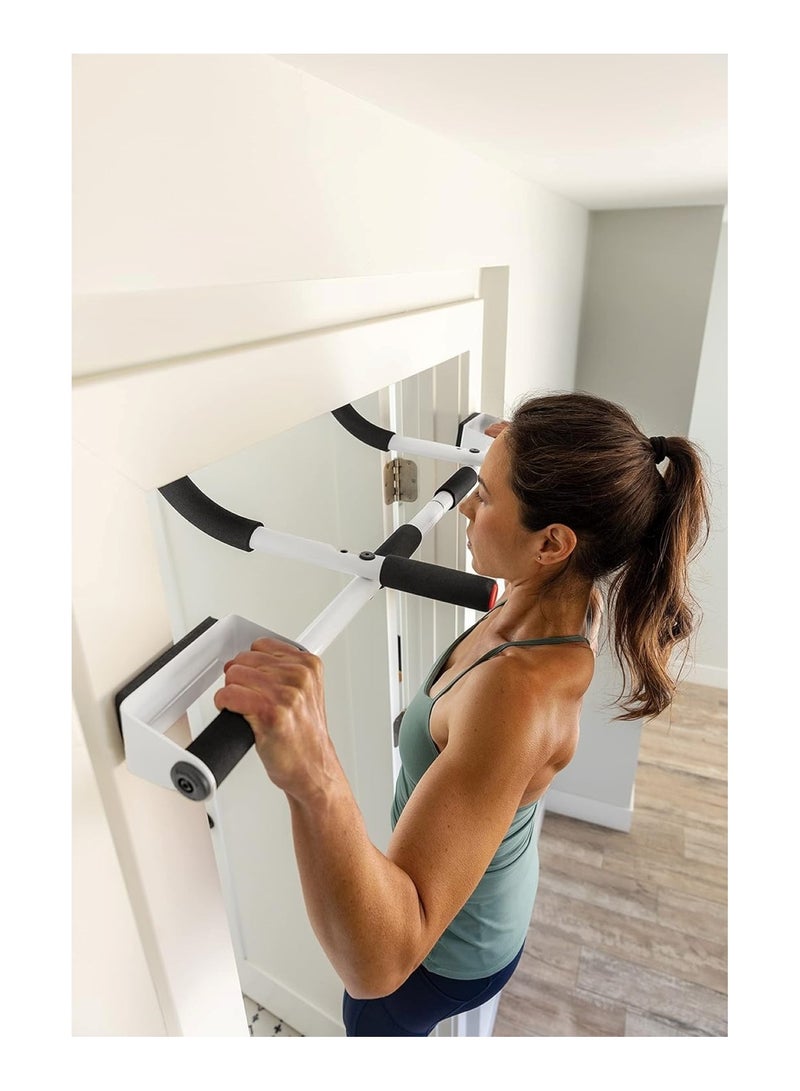 Steel Pipe Push-Up Bars Set with Comfort Sponge Grips Black 93x45x30cm