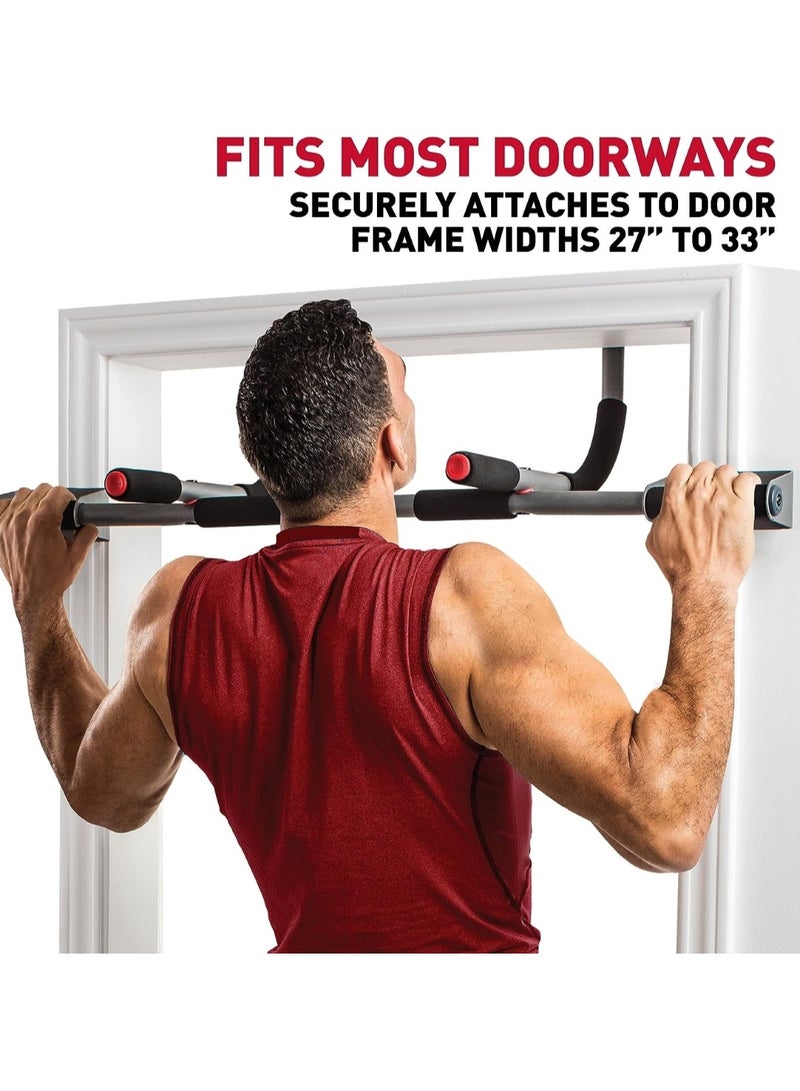 Steel Pipe Push-Up Bars Set with Comfort Sponge Grips Black 93x45x30cm