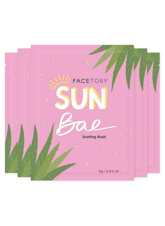 Sun Bae Aloe Vera Soothing Sheet Mask Soothing Calming And Hydrating (Pack Of 5)