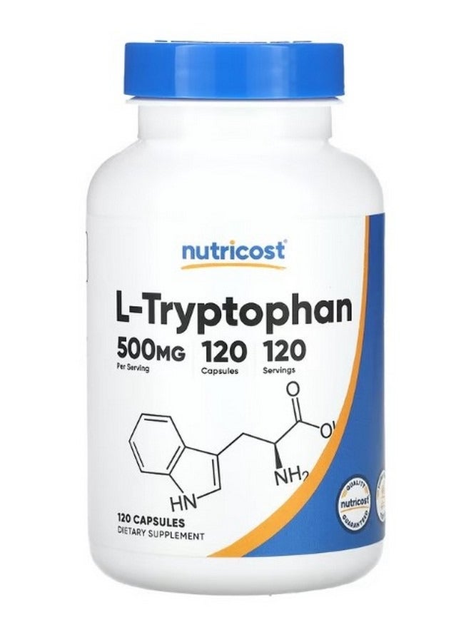 L Tryptophan 500 Mg 120 Capsules