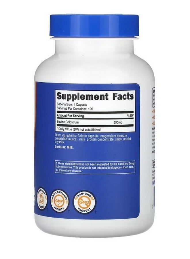 Colostrum 500 Mg 120 Capsules