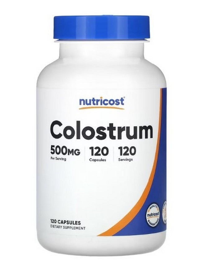 Colostrum 500 Mg 120 Capsules