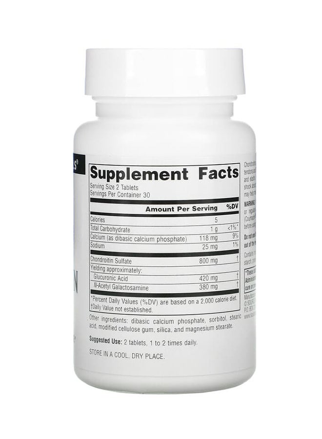 Chondroitin Sulfate Joint Tissue - 60 Tablets 400 mg