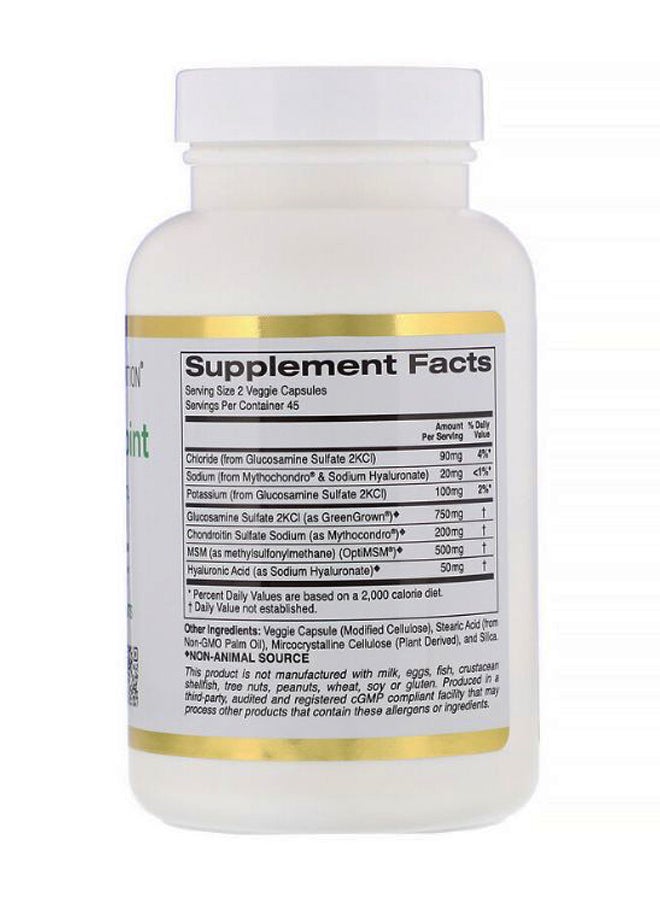 Total Veggie Joint Vegetarian Glucosamin - 90 Capsules