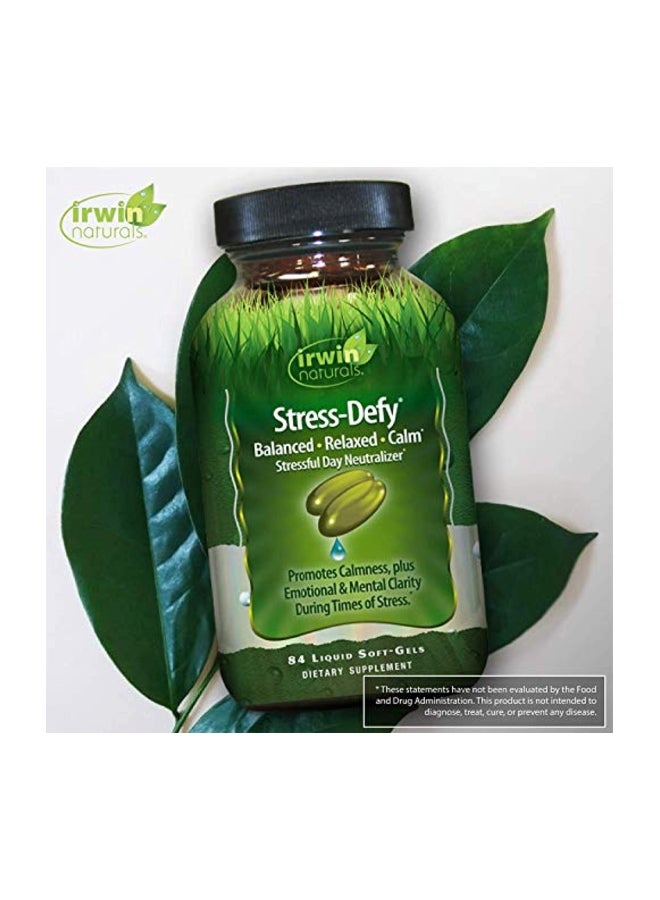 Stress-Defy Dietary Supplement - 84 Softgels