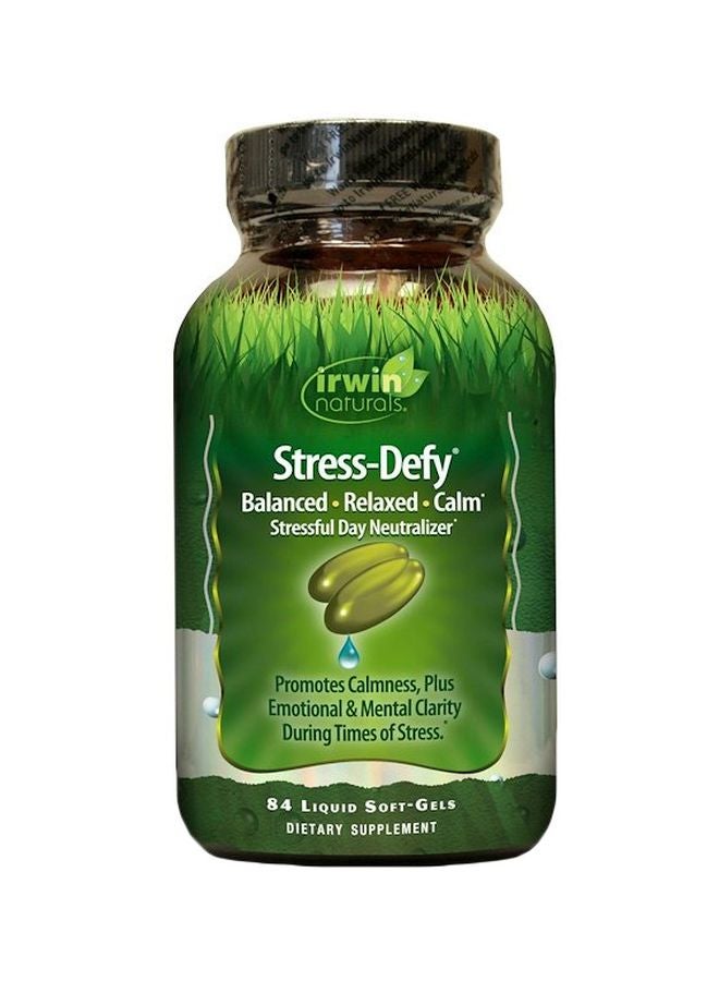 Stress-Defy Dietary Supplement - 84 Liquid Soft-Gels