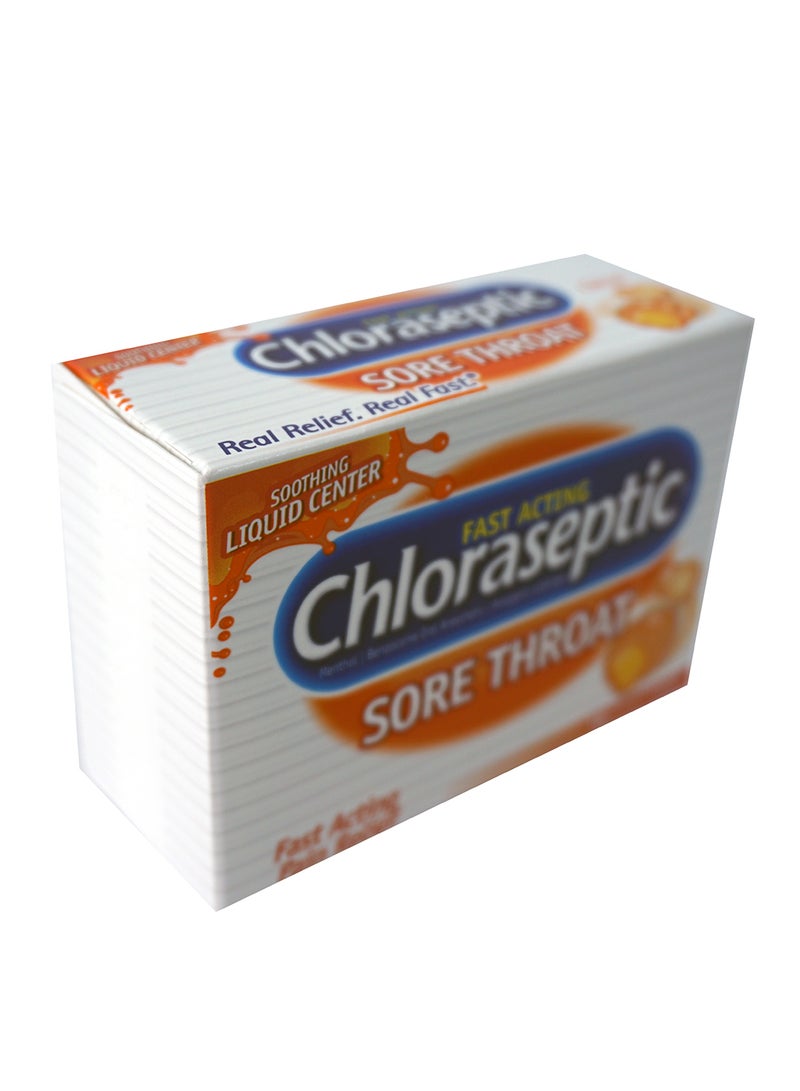 Sore Throat Lozenges LC - Citrus 18 Tablets