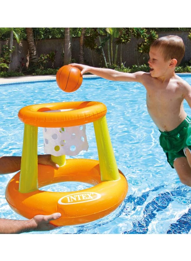 Intex Basket Swimming Floating Hoops Basketball Game, Multi-Colour, 58504