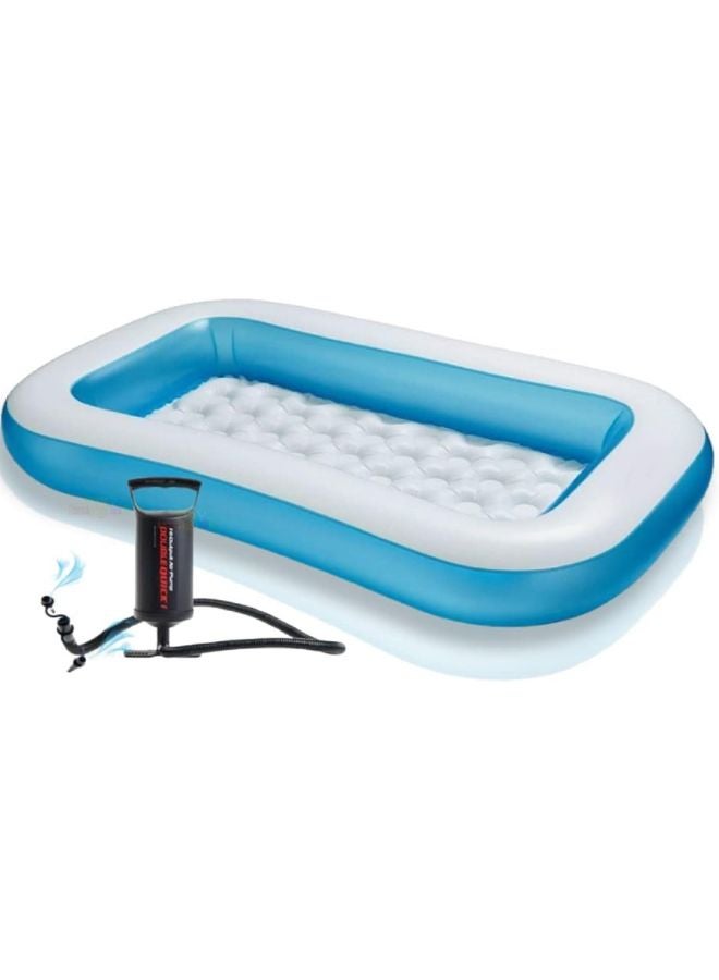 Summer Special Inflatable Kid Swimming Pool with Air Pump, Bathtub, Water Pool for Kids. Multicolor