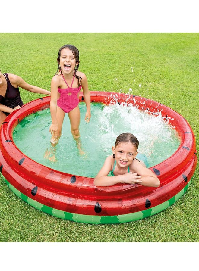 Intex 58448NP Watermelon Pool, Multi Colour, 229x152x56 cm