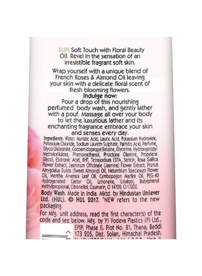 Soft Touch Body Wash With French Rose & Silk Essence Oil 235 Ml (Pack Of 2)