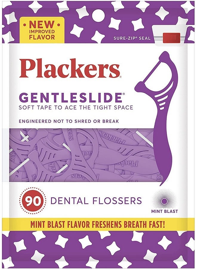 Gentleslide Dentla Flossers For Tight Teeth 90 Ea (Pack Of 2)