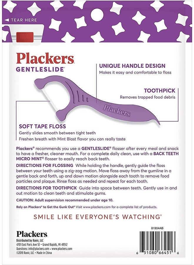 Gentleslide Dentla Flossers For Tight Teeth 90 Ea (Pack Of 2)