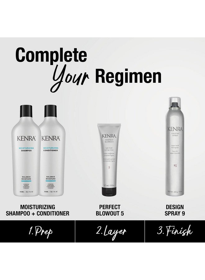 Kenra Design Spray 9 Light Hold Hairspray Tames Frizz & Flyaways Lightweight Brushable Formula All Hair Types 10 Oz