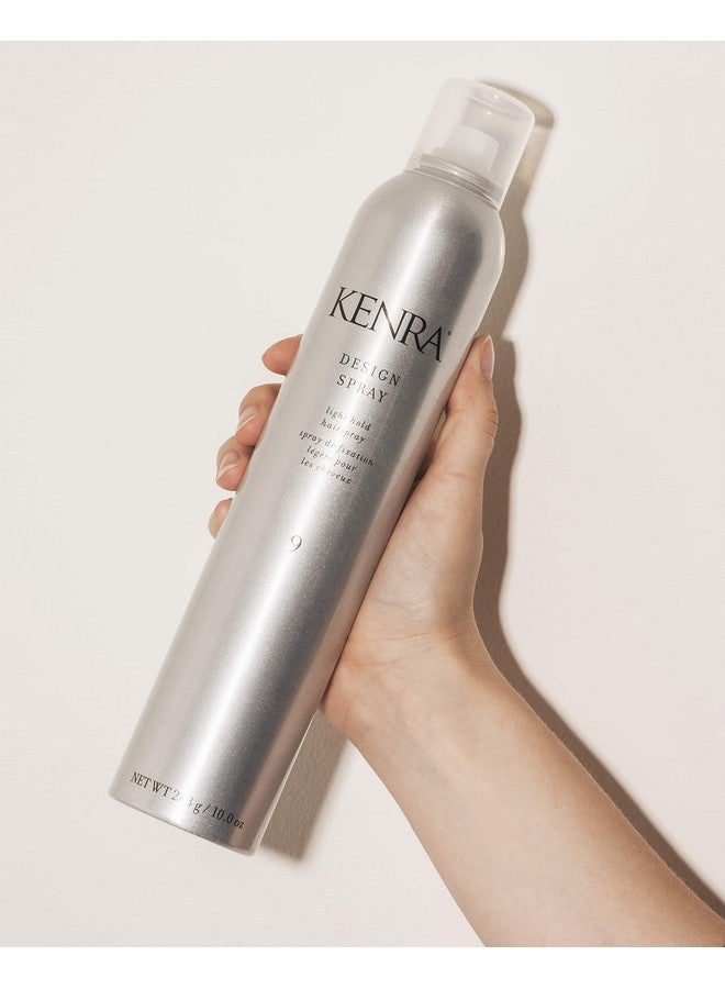 Kenra Design Spray 9 Light Hold Hairspray Tames Frizz & Flyaways Lightweight Brushable Formula All Hair Types 10 Oz