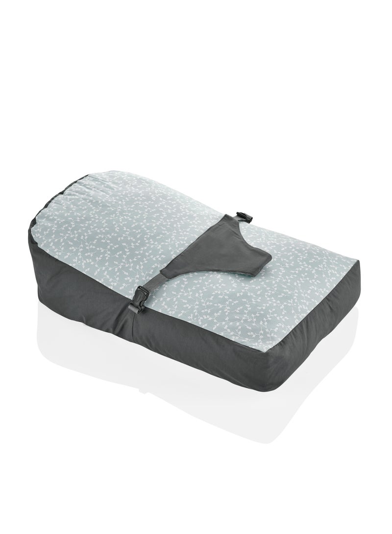 Soft Baby Sleeping Cushion With Belt, 0-6 Months- Grey