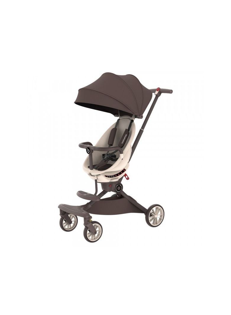 V18 Trolley Foldable Stroller - Caramel Milk Tea